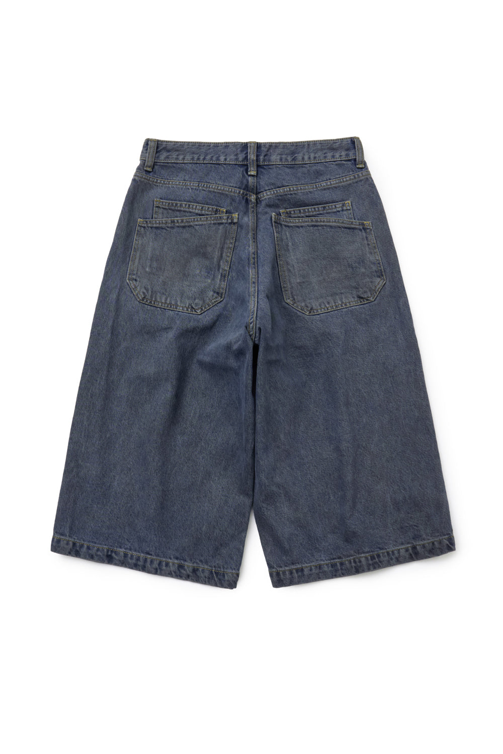 Hatchingroom - Bermuda Denim Shorts (Over Dyed Dusty Blue) product image 3 | TRAB K-Fashion Australia