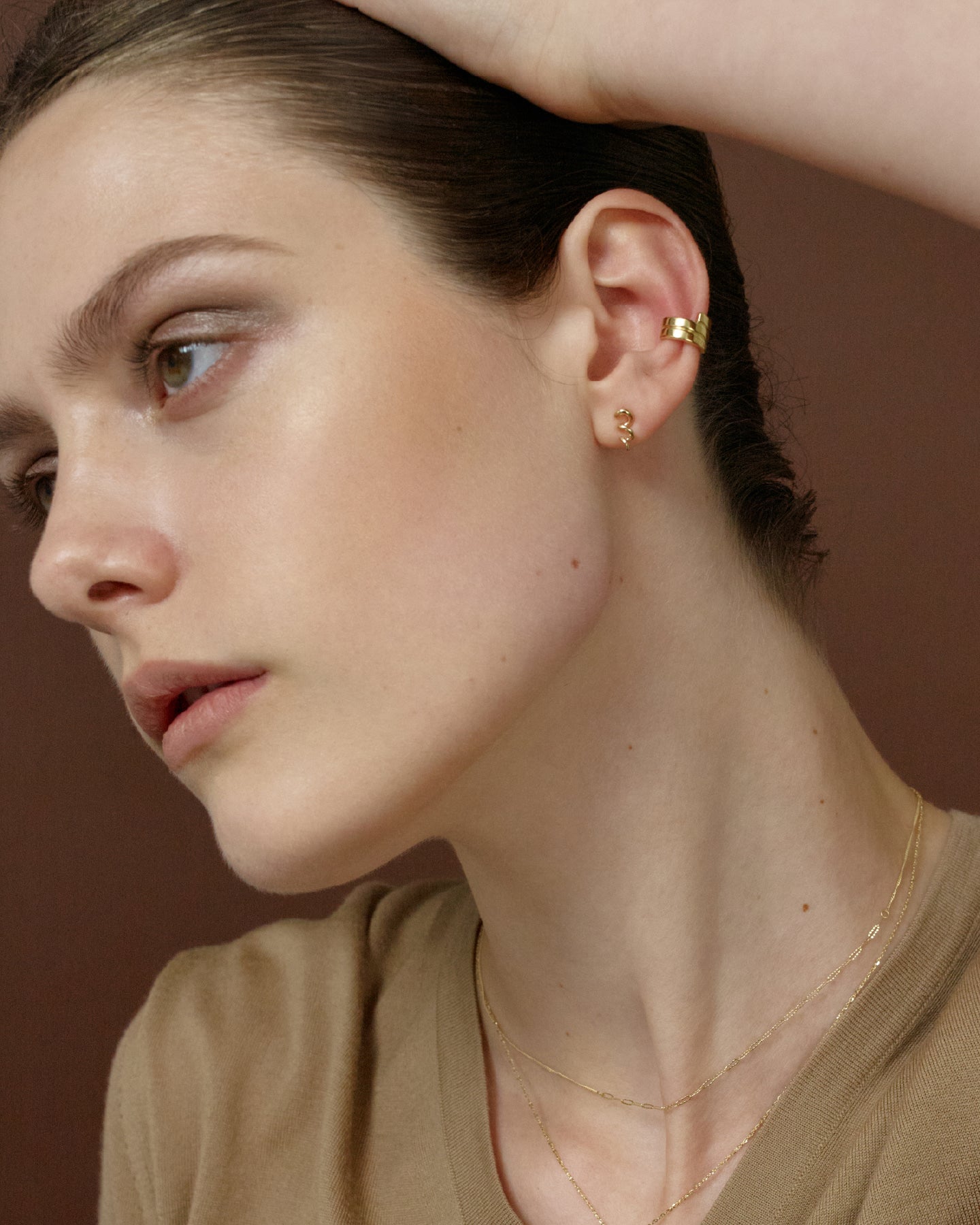 Numbering - Flat Coil Ear Cuff (2.25 turns) #4301 product image 1 | TRAB K-Fashion Australia