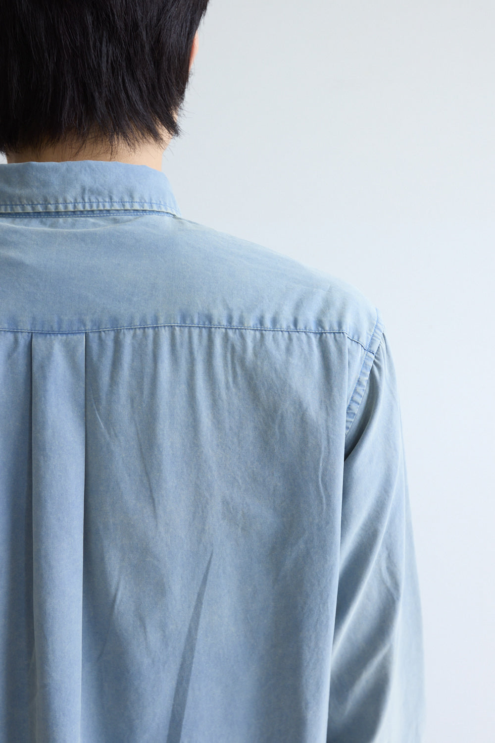 Hatchingroom - Out Button Shirt Bleached (Sax) product image 11 | TRAB K-Fashion Australia