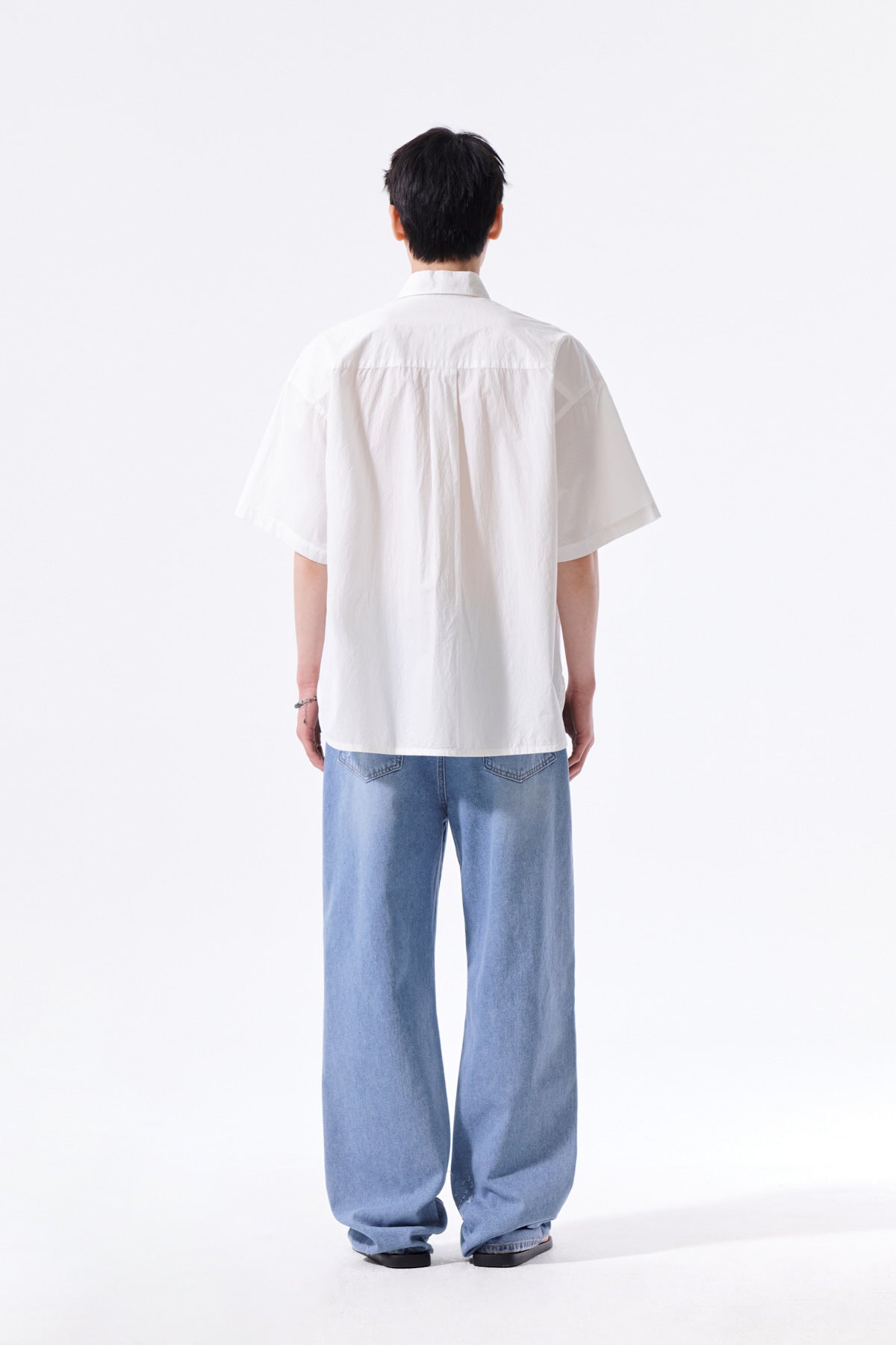 Matin Kim - Distressed Denim Pants (Blue) product image 8 | TRAB K-Fashion Australia