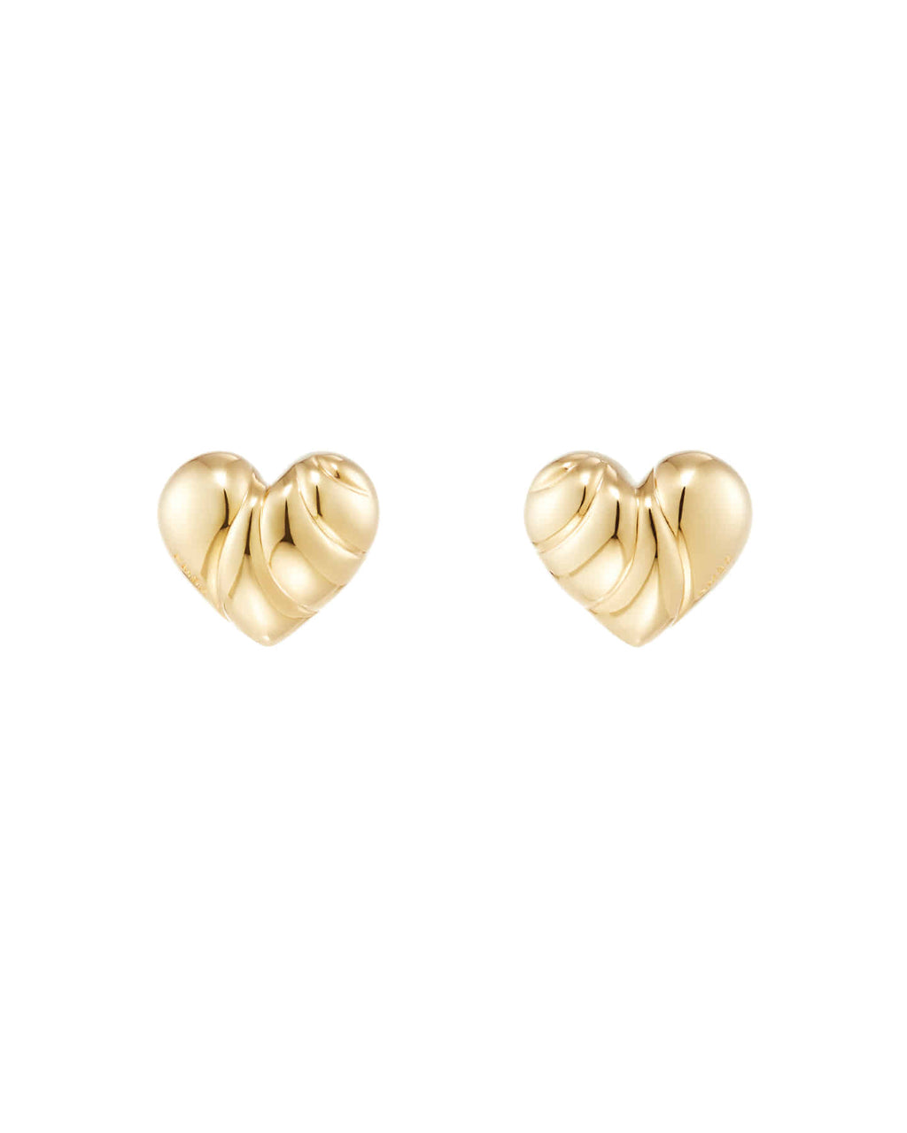Numbering - Wavy Heart Stud Earrings #5127 product image 6 | TRAB K-Fashion Australia