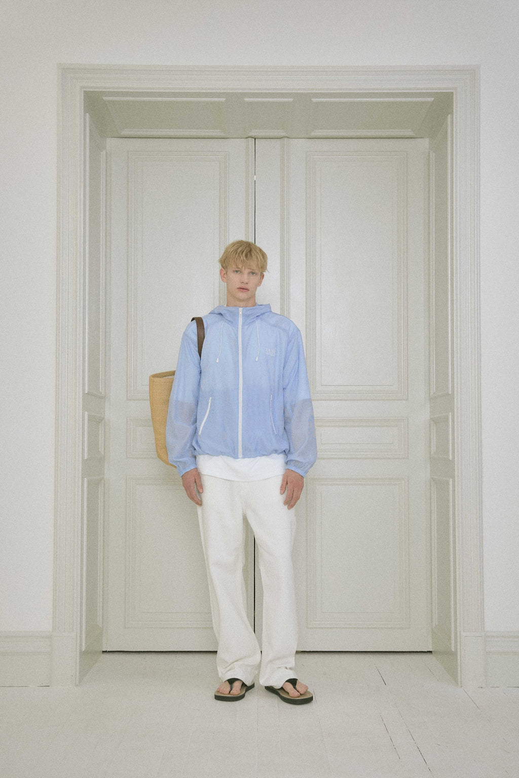 Stu - Stripe Windbreaker (Blue) product image 5 | TRAB K-Fashion Australia