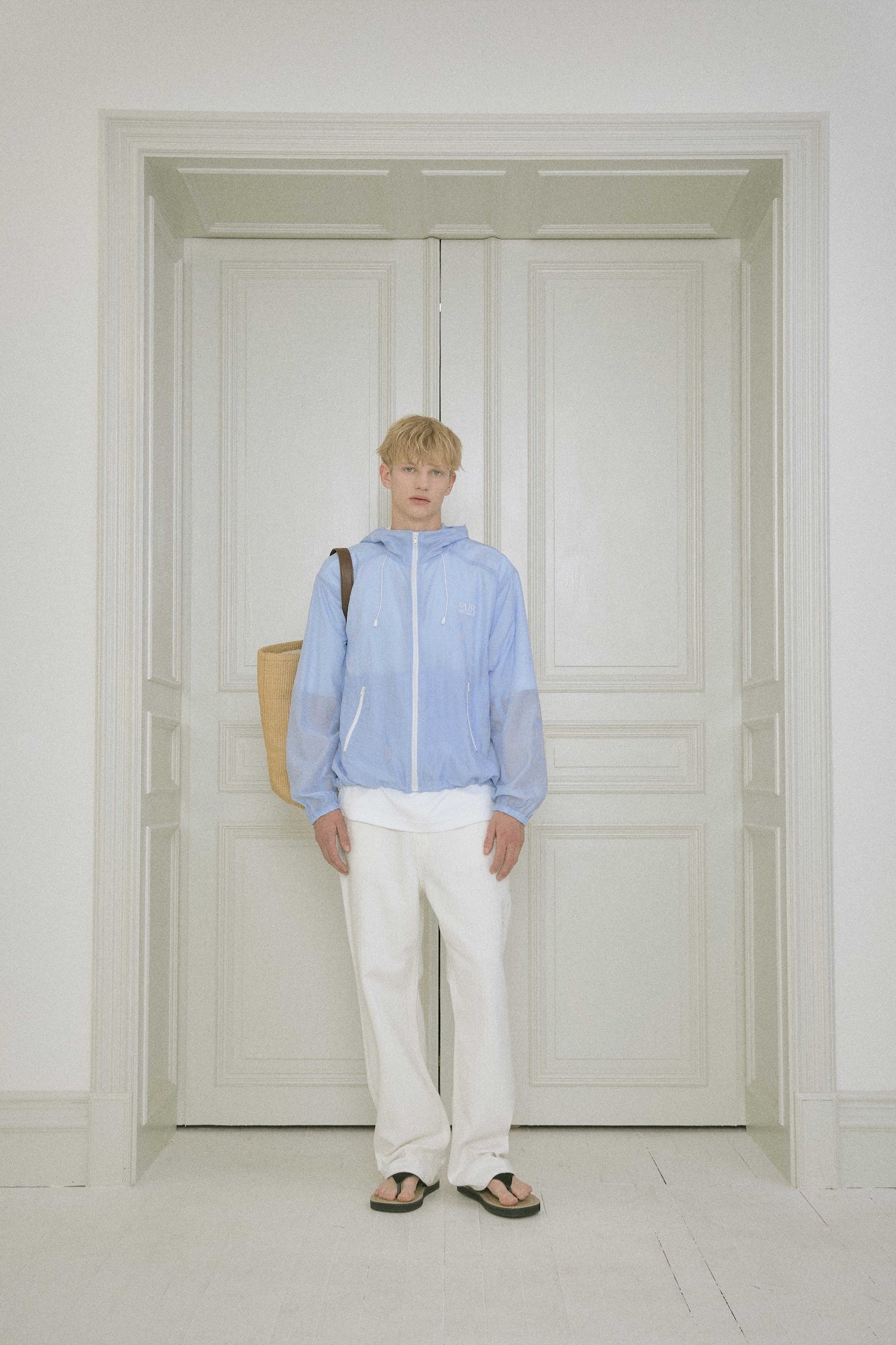 Stu - Stripe Windbreaker (Blue) product image 5 | TRAB K-Fashion Australia