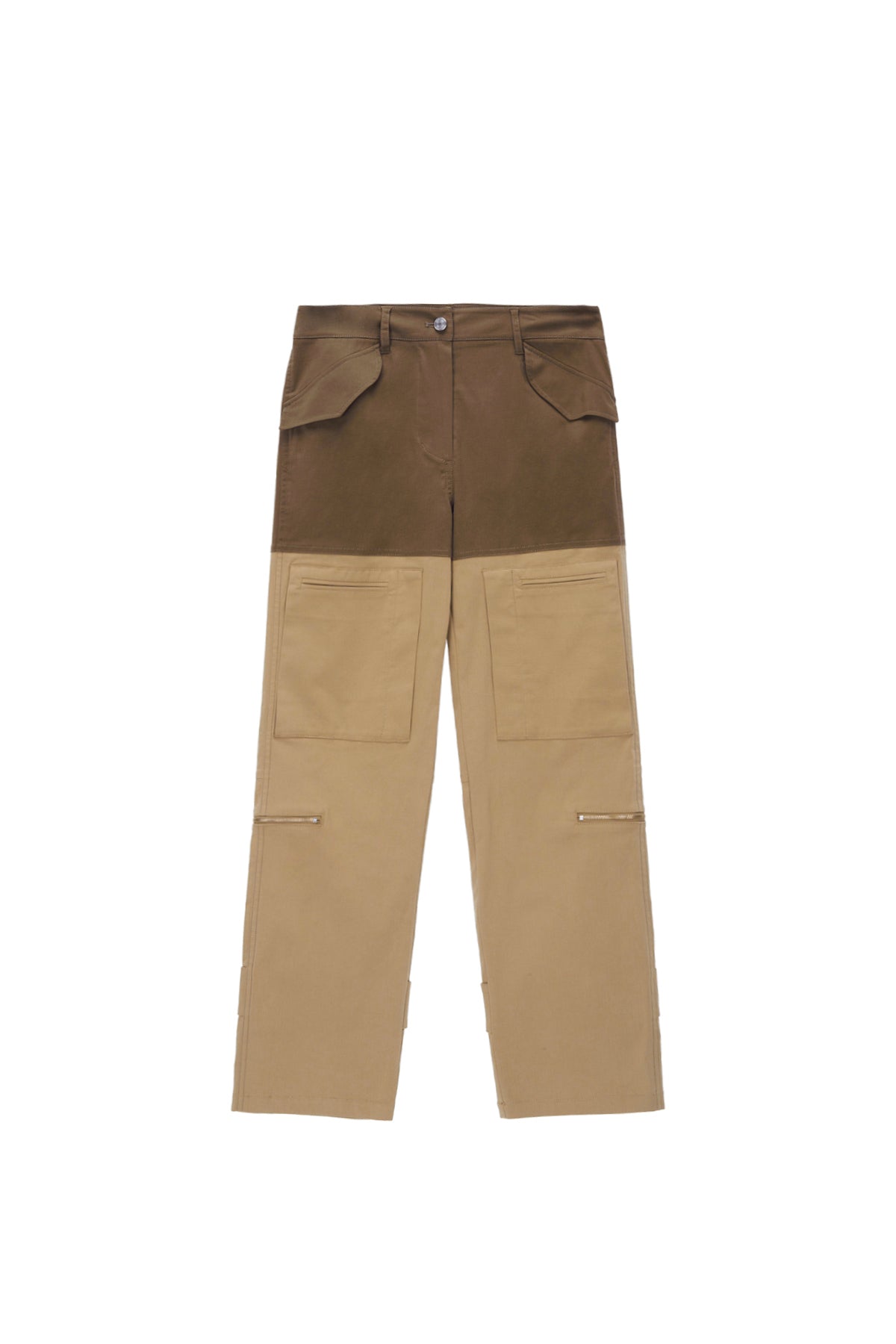 Matin Kim - Color Block Velcro Cargo Pants (Black) product image 11 | TRAB K-Fashion Australia