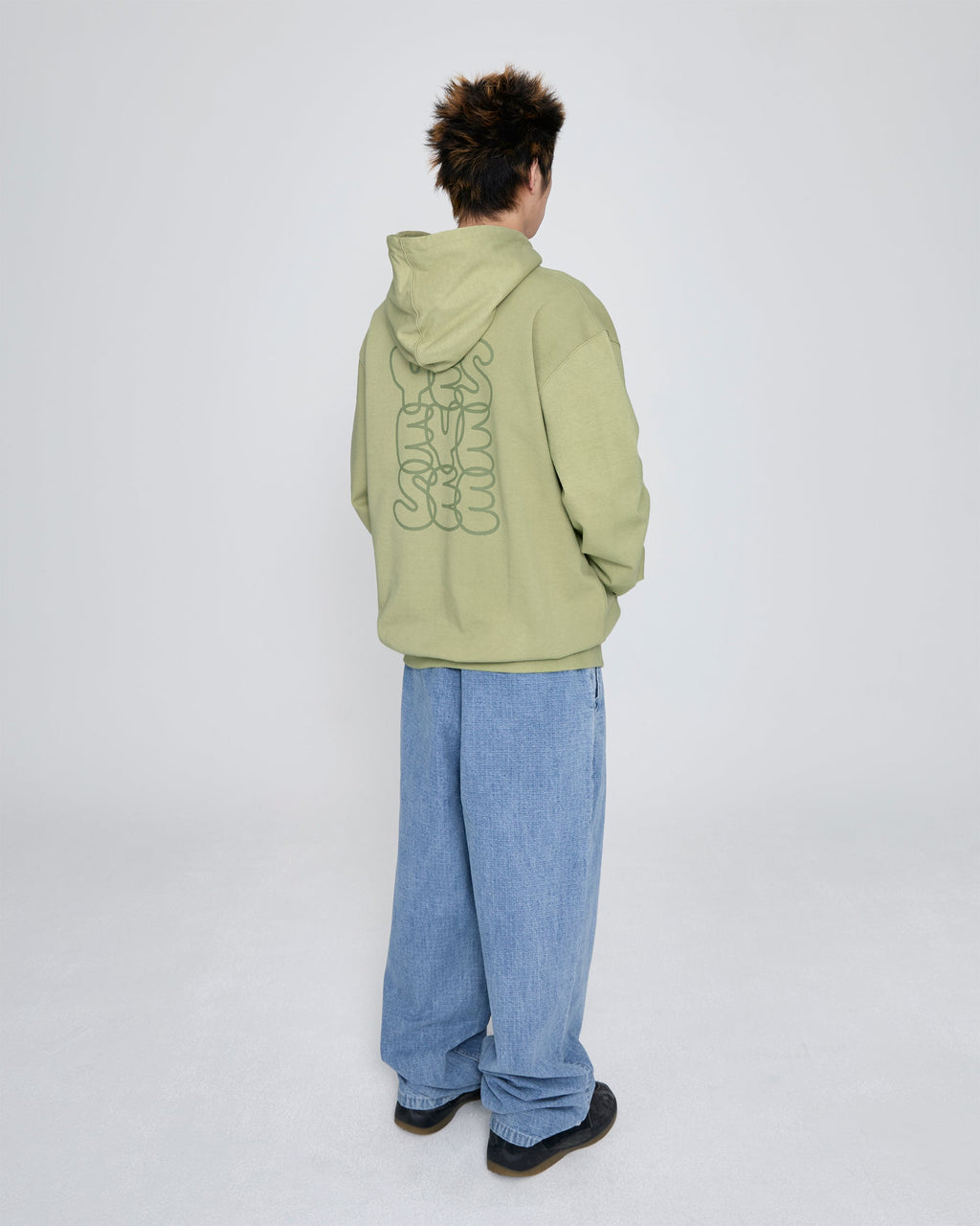yeseyesee - C-Logo Hoodie (Pear Green) product image 8 | TRAB K-Fashion Australia