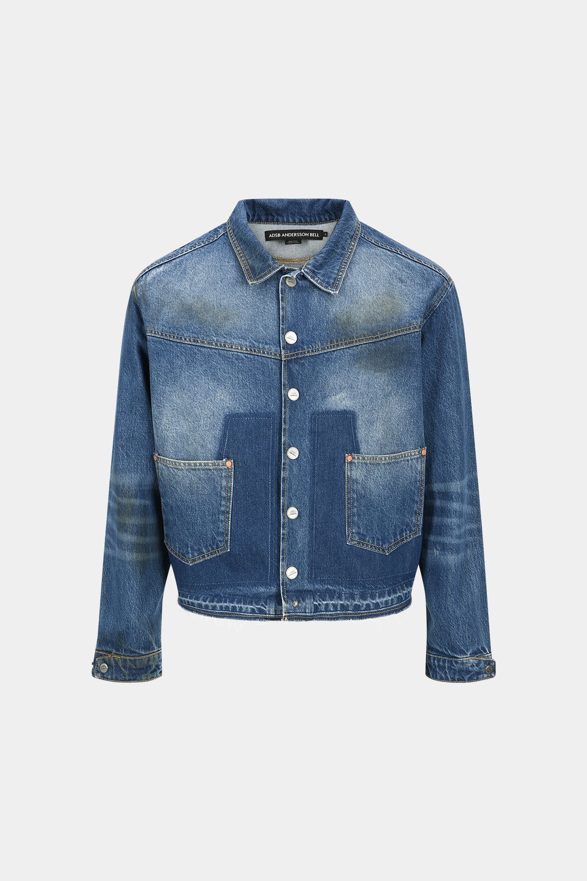 Andersson Bell - Rodeo Motorcycle Denim Jacket (Blue) product image 9 | TRAB K-Fashion Australia