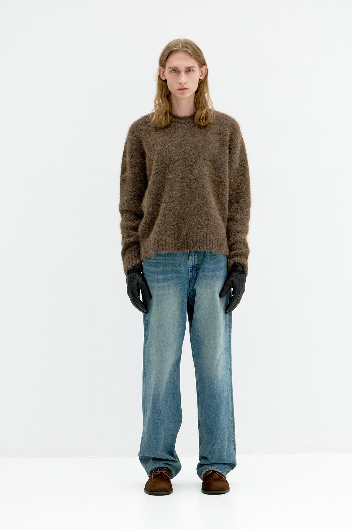 Coor - Maxi Alpaca-Blend Hairy Sweater (Mocha) product image 2 | TRAB K-Fashion Australia