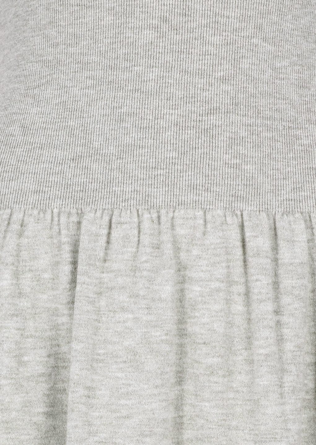Amomento - Ribbed shirring knit maxi dress (Beige) product image 10 | TRAB K-Fashion Australia