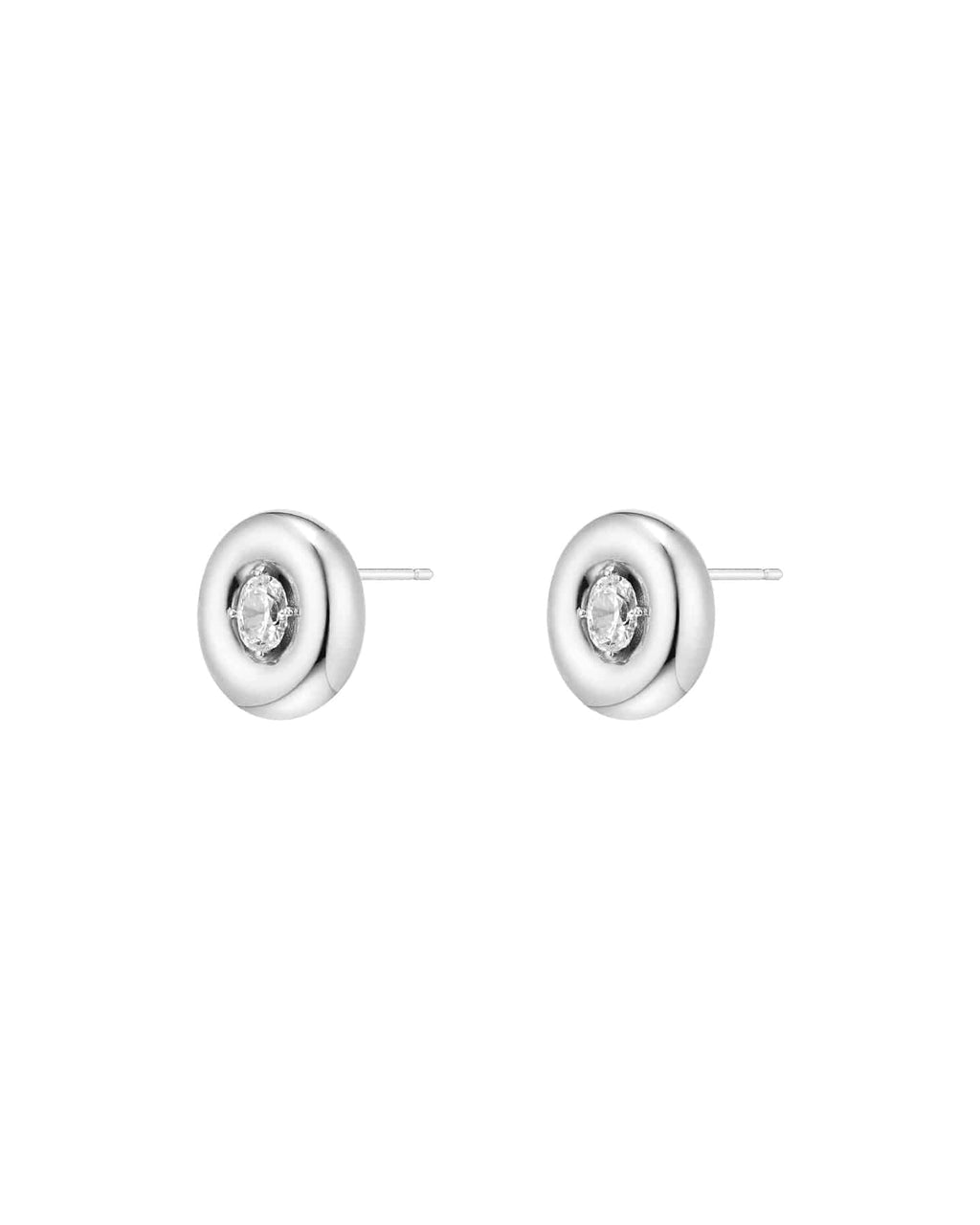 Numbering - Oval Solitaire Earrings with Dimensional Frames #3301 product image 4 | TRAB K-Fashion Australia