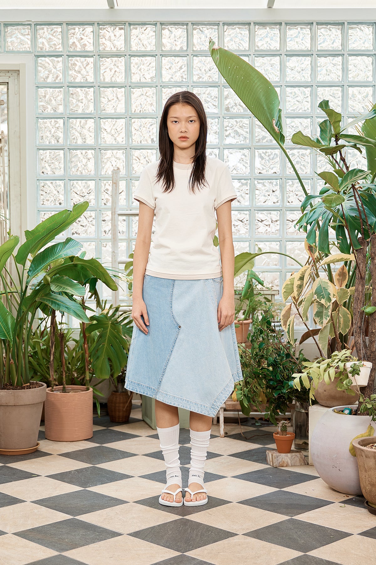 Matin Kim - Color Point Layered Top (Ivory) product image 11 | TRAB K-Fashion Australia