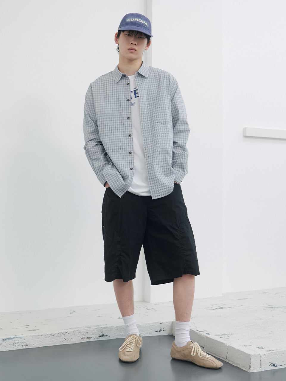 Kijun - Europa Cap (Navy) product image 4 | TRAB K-Fashion Australia