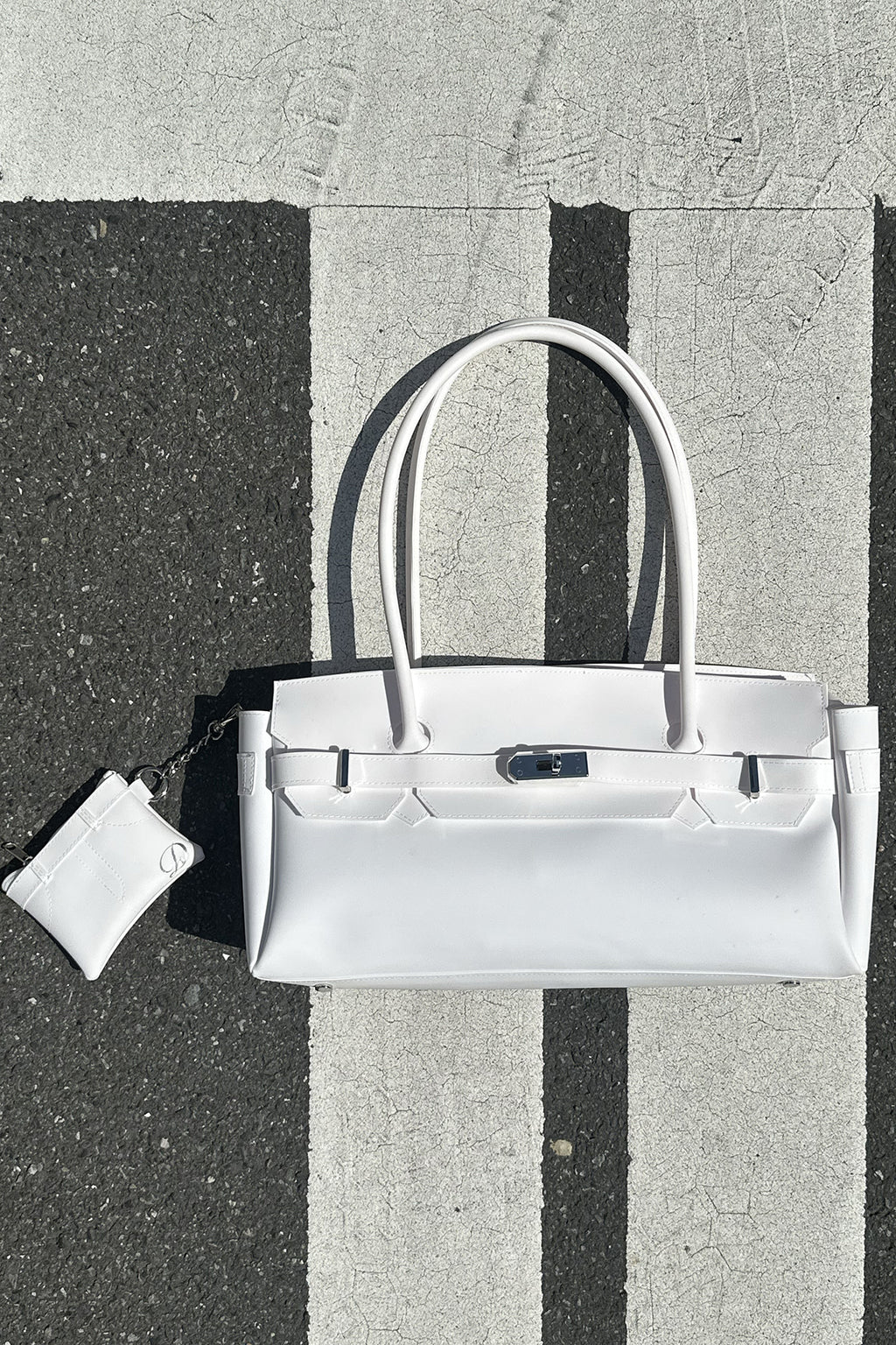 Deinet - [free Card Wallet] Jelly Two-Way Bag (White) product image 6 | TRAB K-Fashion Australia