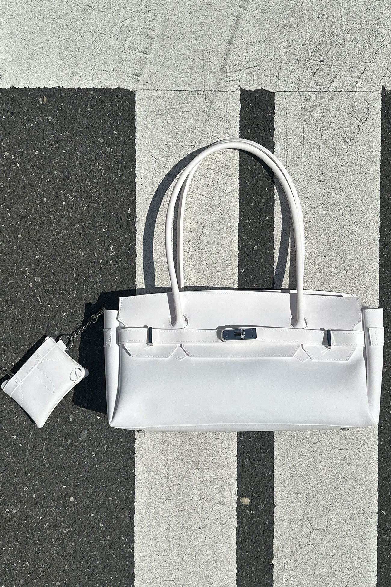 Deinet - [free Card Wallet] Jelly Two-Way Bag (White) product image 6 | TRAB K-Fashion Australia
