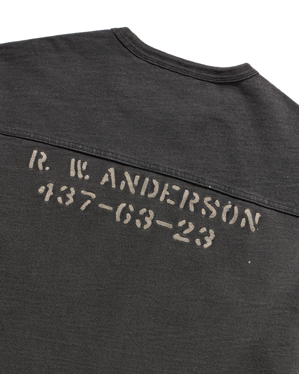 Eastlogue - Naval Embroidery L.s T-shirts (Washed Black) product image 9 | TRAB K-Fashion Australia