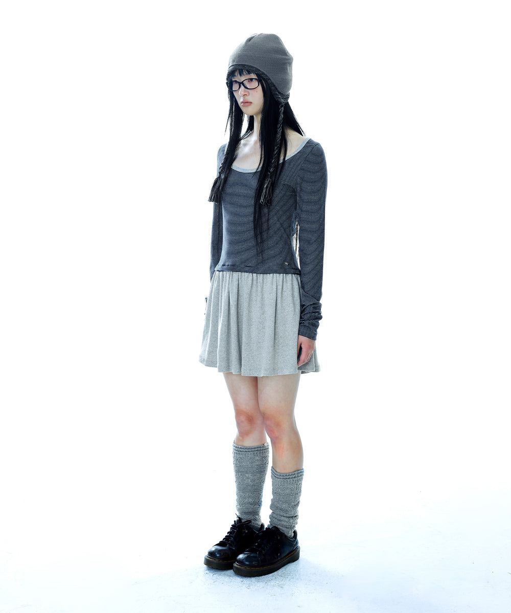Coyseio - Coy Stripe Dress (Navy) product image 11 | TRAB K-Fashion Australia
