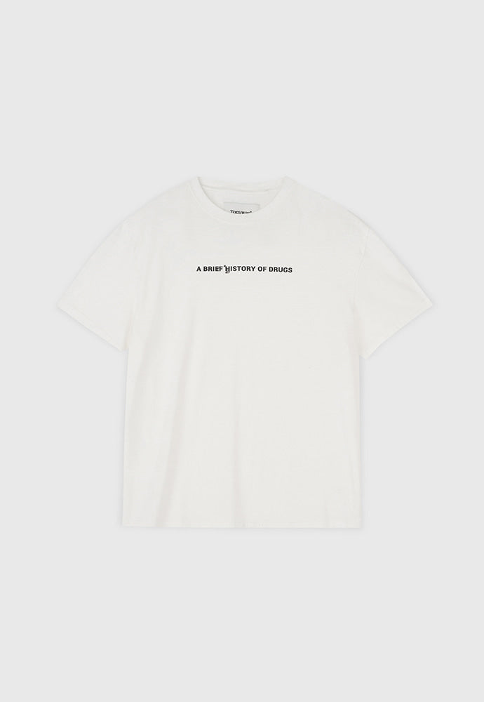 Tonywack - Drug Reference Washed T-Shirt (White) product image 7 | TRAB K-Fashion Australia