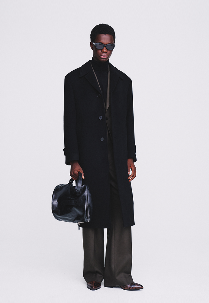 Tonywack - Cashmere Bal Collar Tailored Coat (Black) product image 4 | TRAB K-Fashion Australia