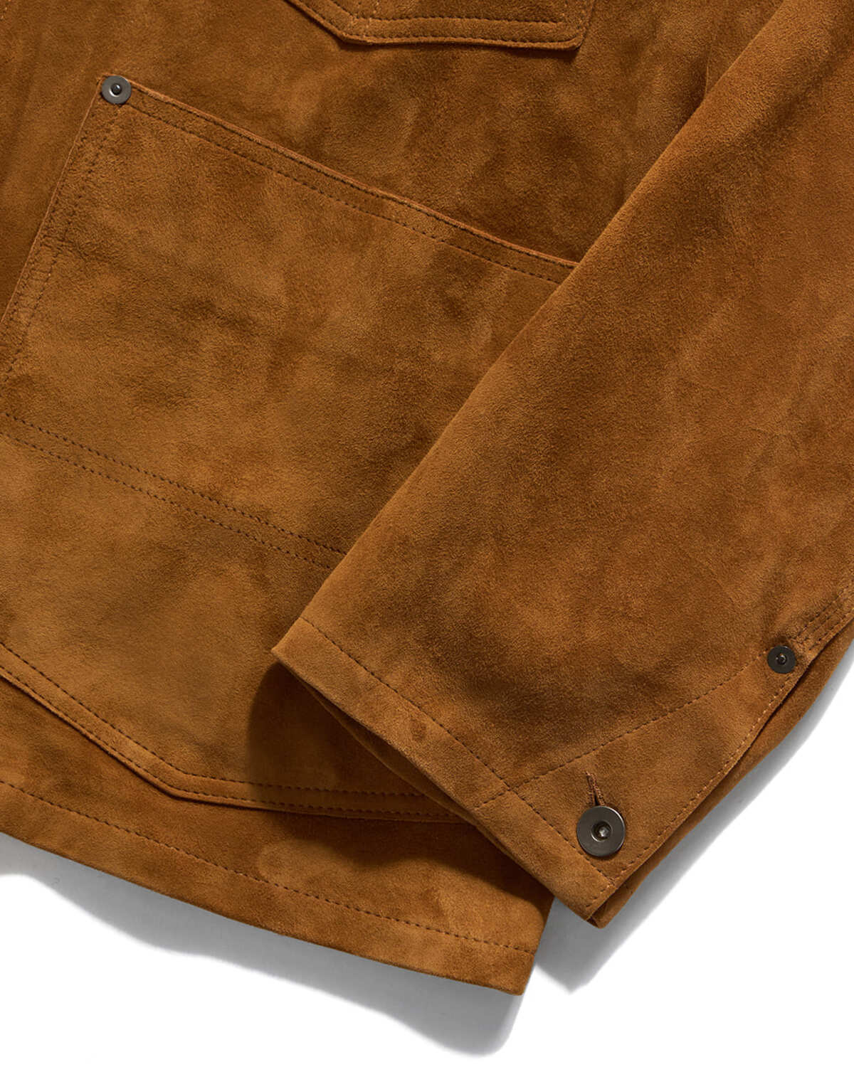 Eastlogue - Railman Work Leather Jacket (Beige Suede) product image 9 | TRAB K-Fashion Australia
