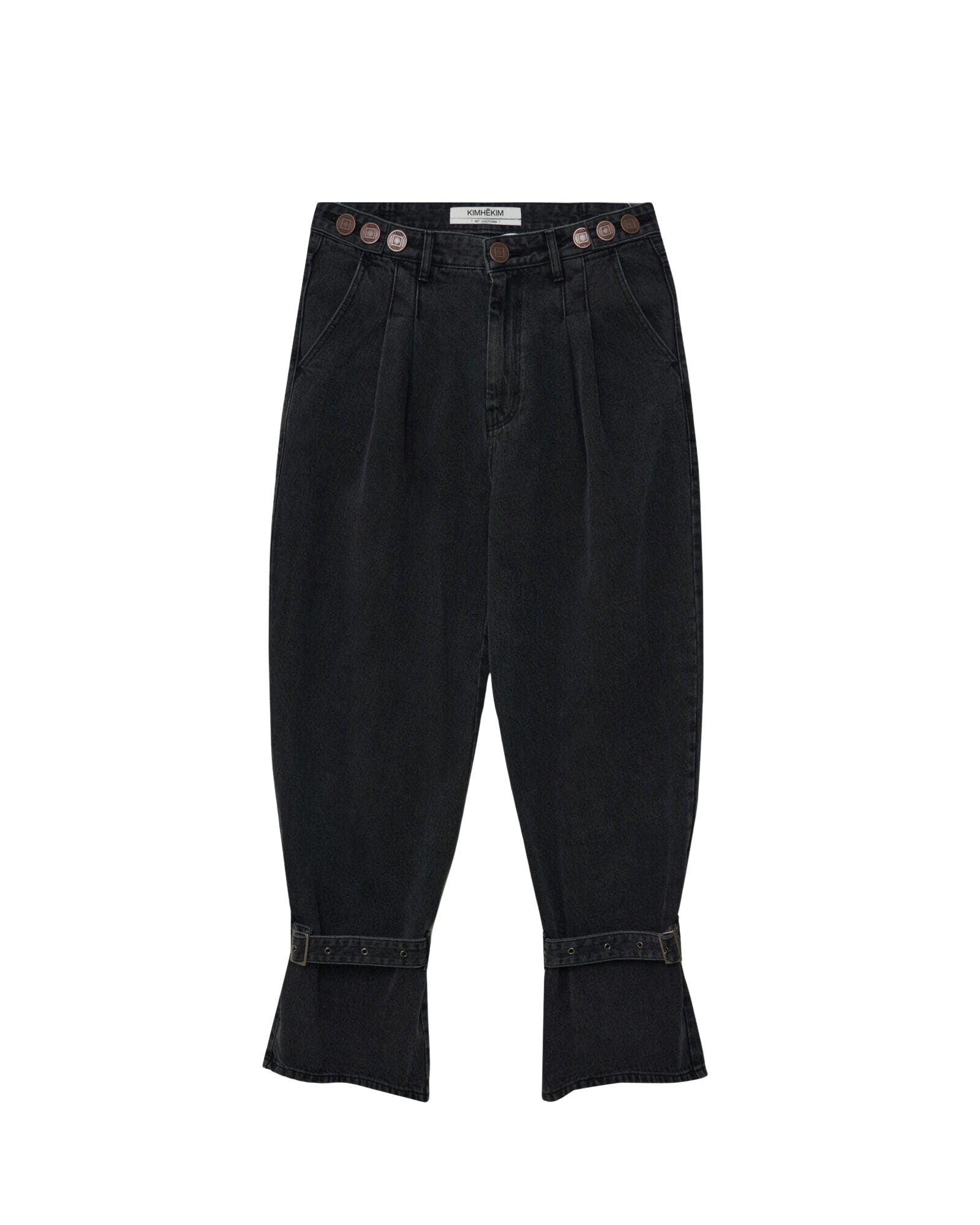 Kimhe Kim - Ng Ankle Tied Jeans (Black) product image 6 | TRAB K-Fashion Australia