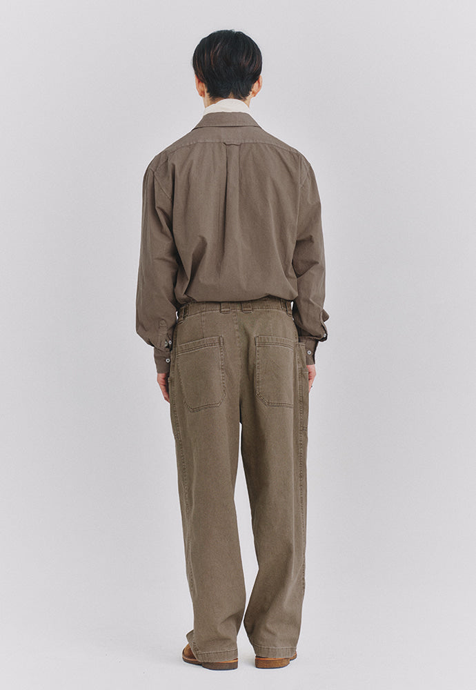 Art if acts - Padre Garment-dyed Shirt (Brown) product image 5 | TRAB K-Fashion Australia