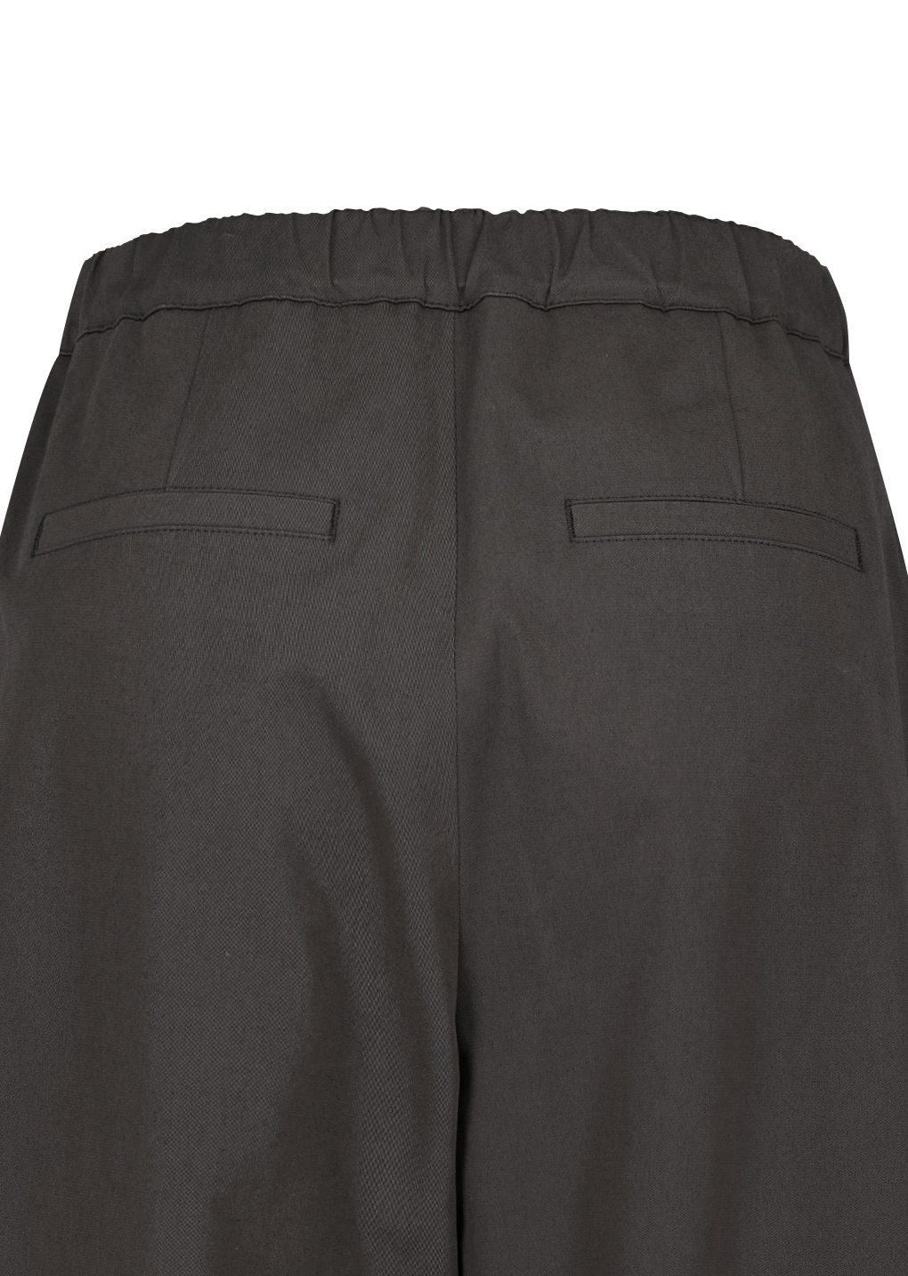 Amomento - Two tuck wide banding pants (Brown) product image 10 | TRAB K-Fashion Australia