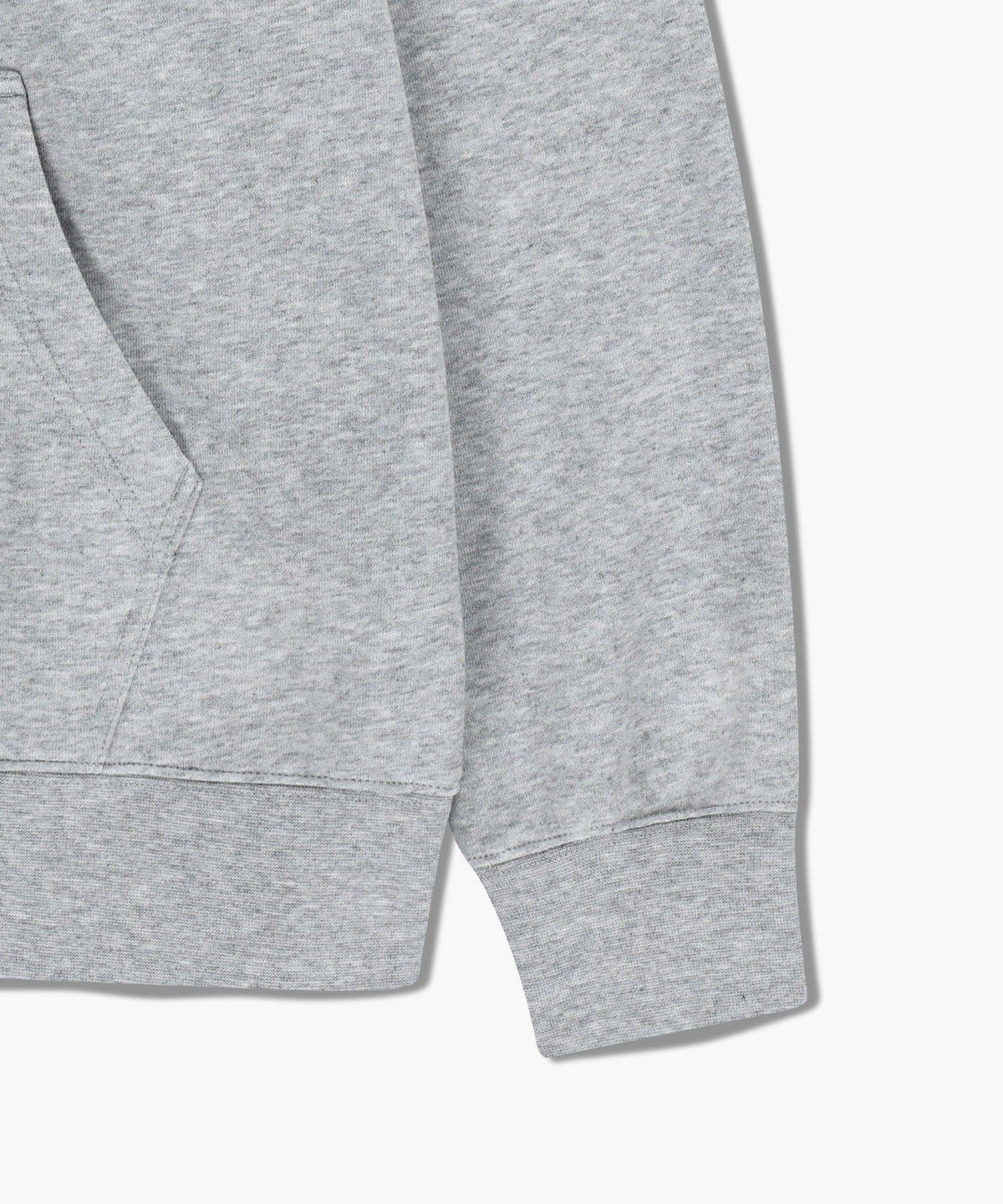 Marithe & Francois Girbaud - Classic Logo Embroidery Hoodie (brushed) (Heather Gray) product image 6 | TRAB K-Fashion Australia