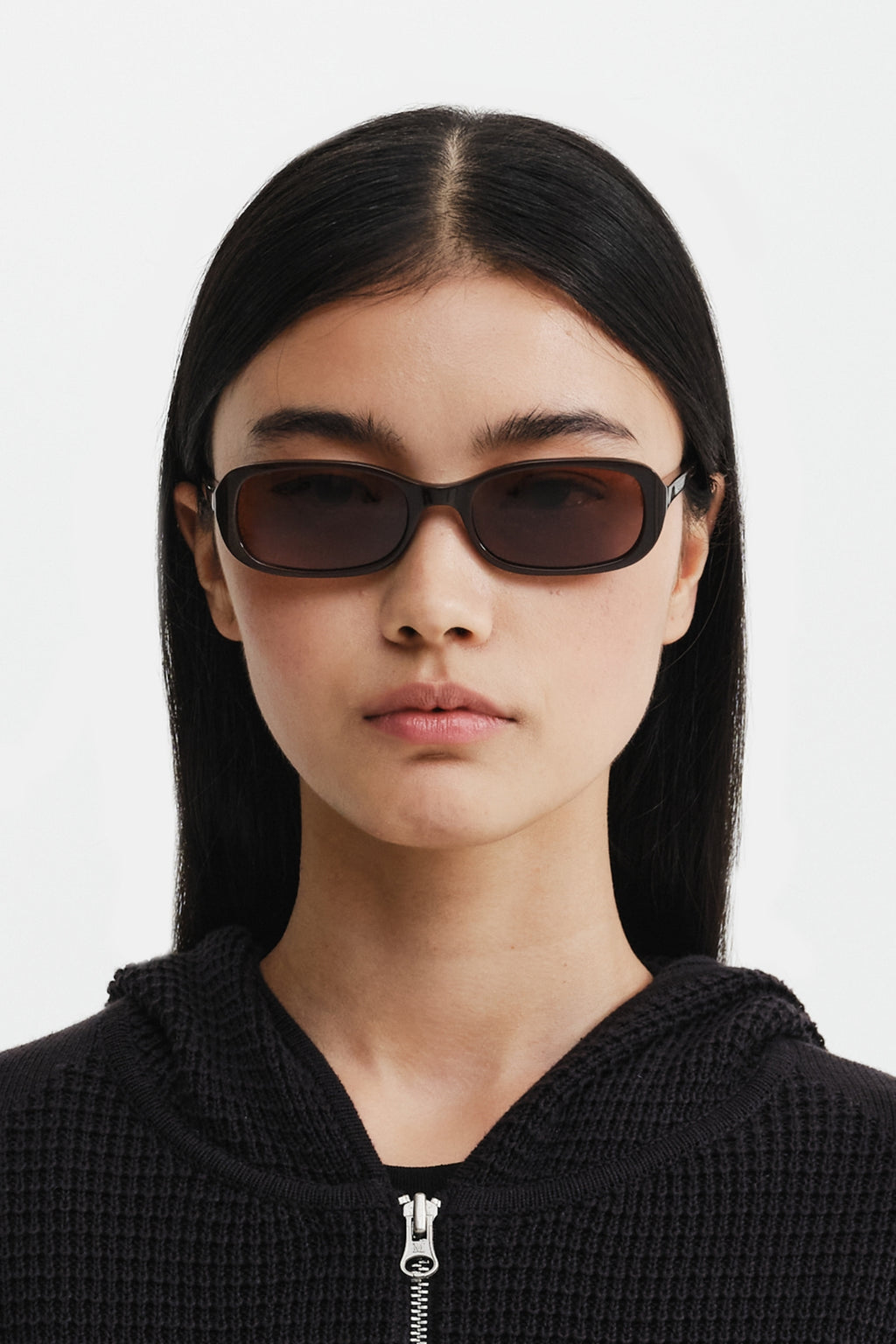 Matin Kim - Matin Soft Square Sunglasses (Brown) product image 7 | TRAB K-Fashion Australia
