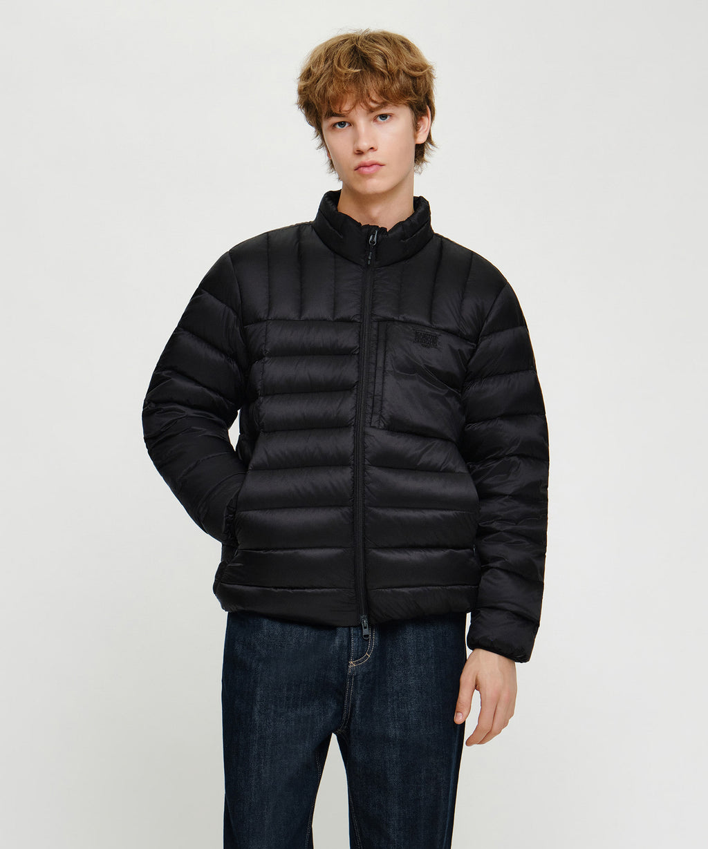 Marithe & Francois Girbaud - High Neck Lightweight Down Jacket (Black) product image 1 | TRAB K-Fashion Australia