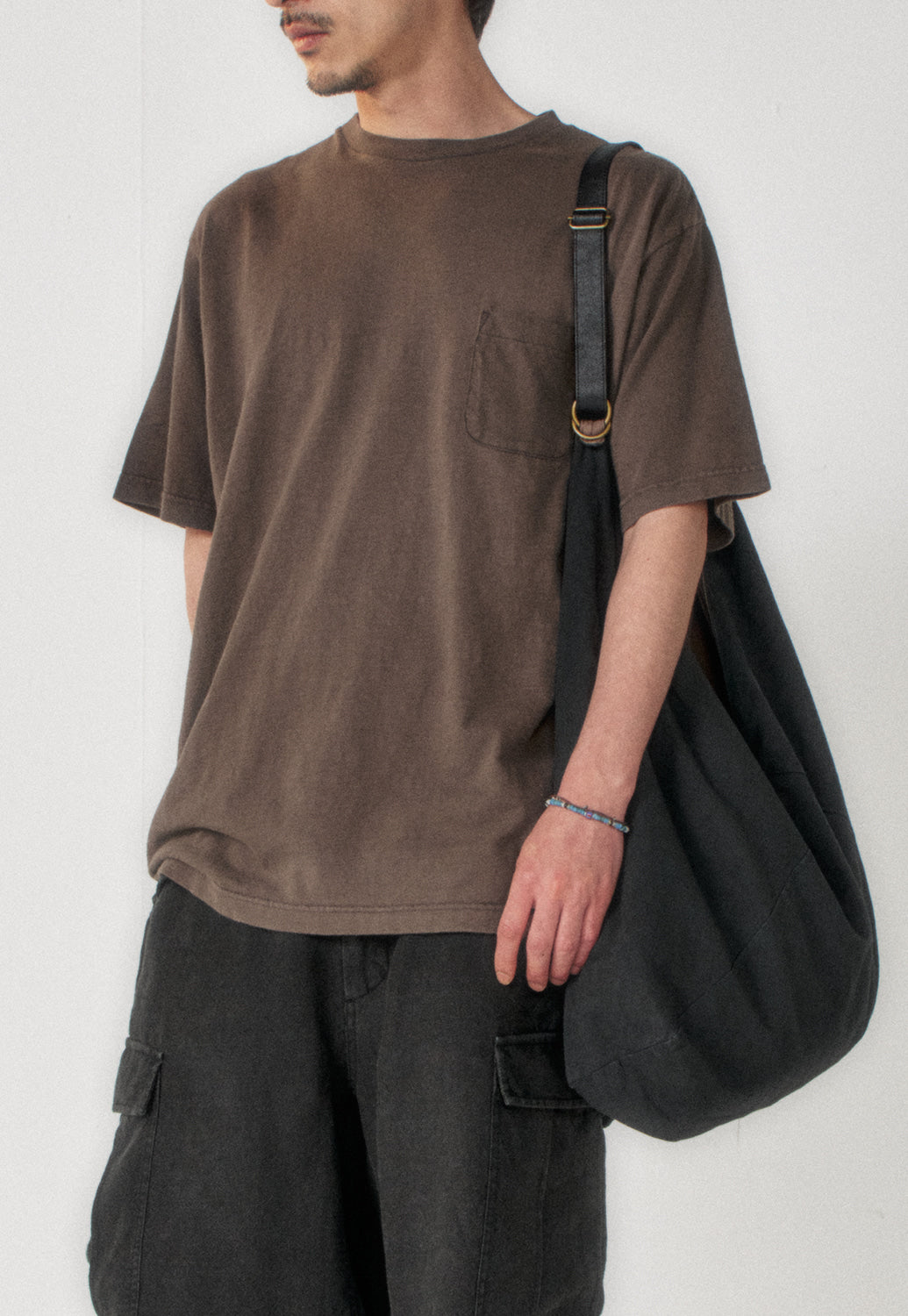 Art if acts - Garment Dyed Slub Pocket T-Shirt (Charcoal) product image 5 | TRAB K-Fashion Australia