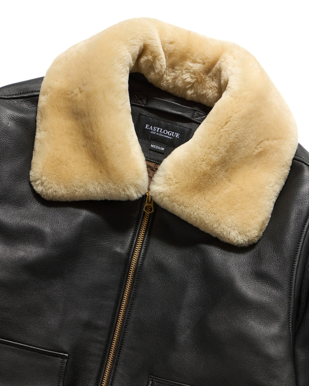 Eastlogue - Airforce Leather Jumper (Black (fr8ight Gangnam Exclusive)) product image 3 | TRAB K-Fashion Australia