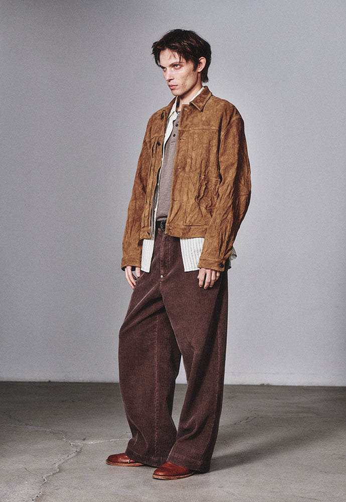 Art if acts - Washed Suede Trucker (Camel) product image 2 | TRAB K-Fashion Australia