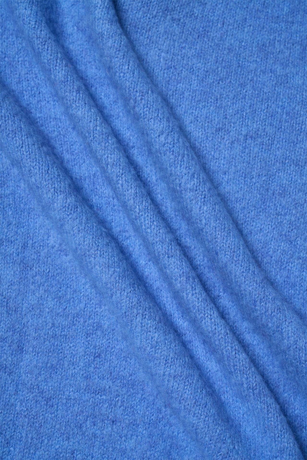 STU - Boucle V-Neck Knit In Azure (Blue) product image 15 | TRAB K-Fashion Australia