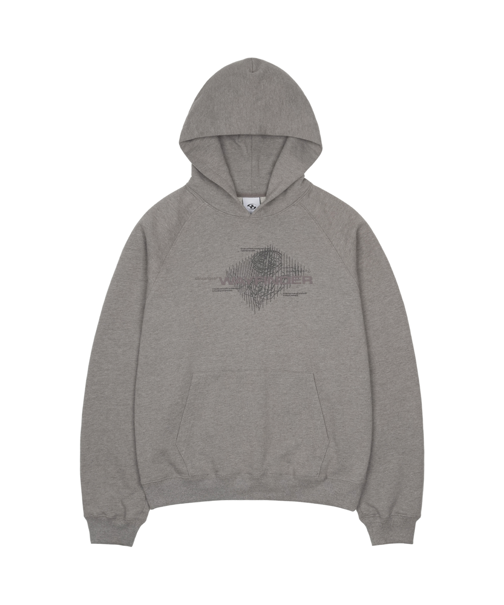 San San Gear - Wayfinder Hoodie (Melange Brown) product image 4 | TRAB K-Fashion Australia