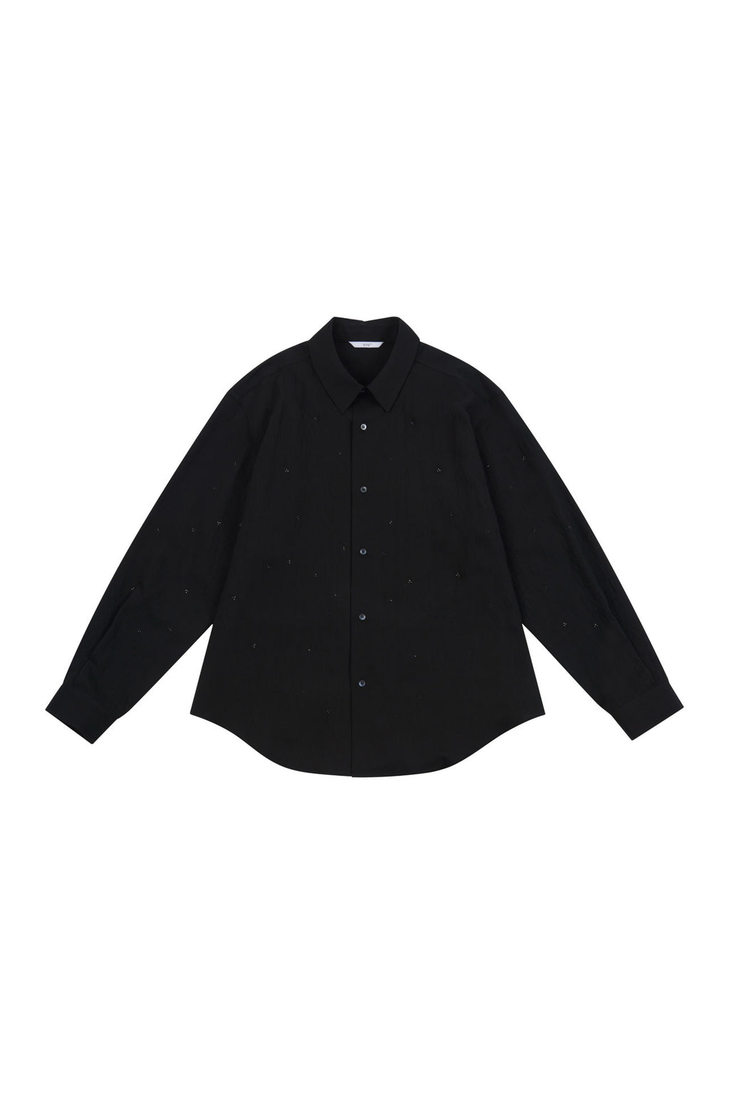 Stu - Crystal Stripe Shirt (Black) product image 16 | TRAB K-Fashion Australia