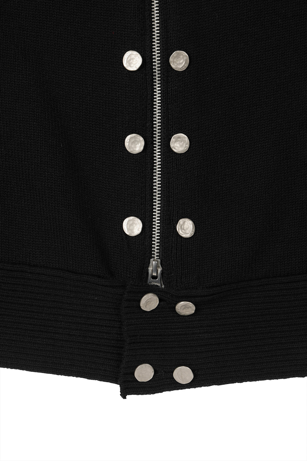 Deinet - High-Neck Stud Knit Outer (Black) product image 17 | TRAB K-Fashion Australia