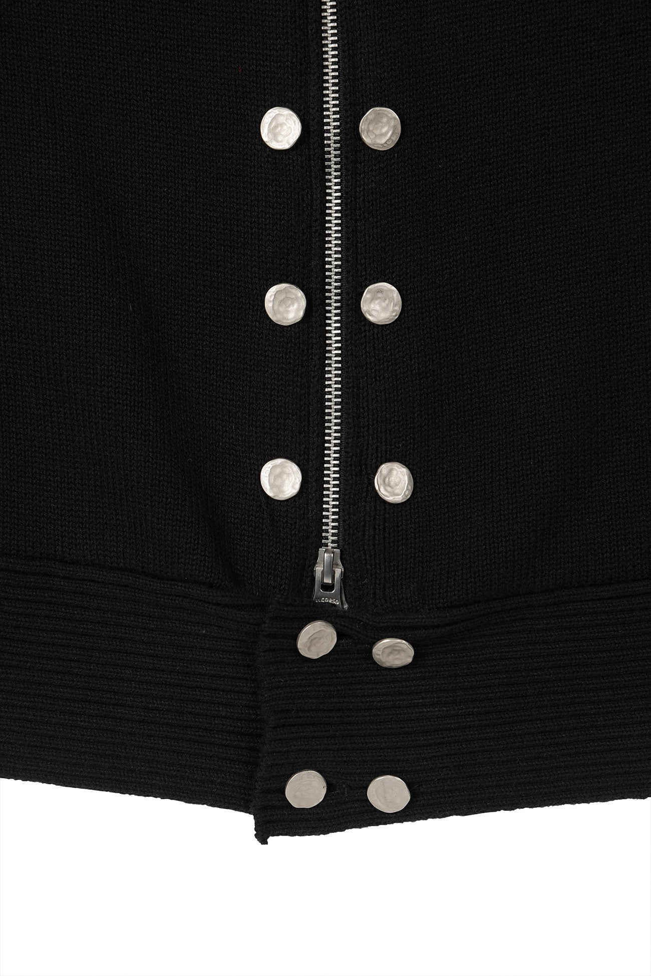 Deinet - High-Neck Stud Knit Outer (Black) product image 17 | TRAB K-Fashion Australia