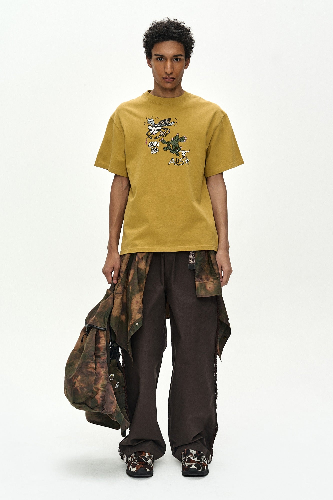 Andersson Bell - Anedrsson Bell X Brain Dead Mosquito T-Shirt (Amber) product image 1 | TRAB K-Fashion Australia