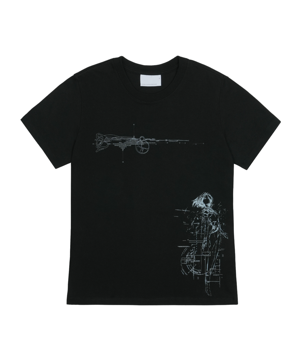 San San Gear - Resonian T-Shirt_0 (Black) product image 1 | TRAB K-Fashion Australia