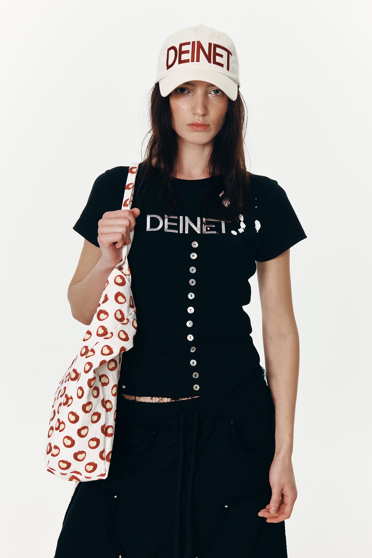 Deinet - Deinet Button Point Top (Black) product image 9 | TRAB K-Fashion Australia