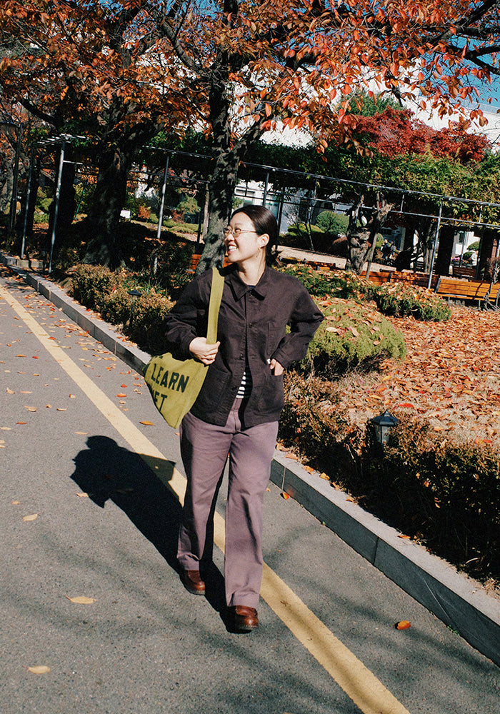 Collect Pieces - Peace Bird Work Jacket (Dark Brown) product image 9 | TRAB K-Fashion Australia