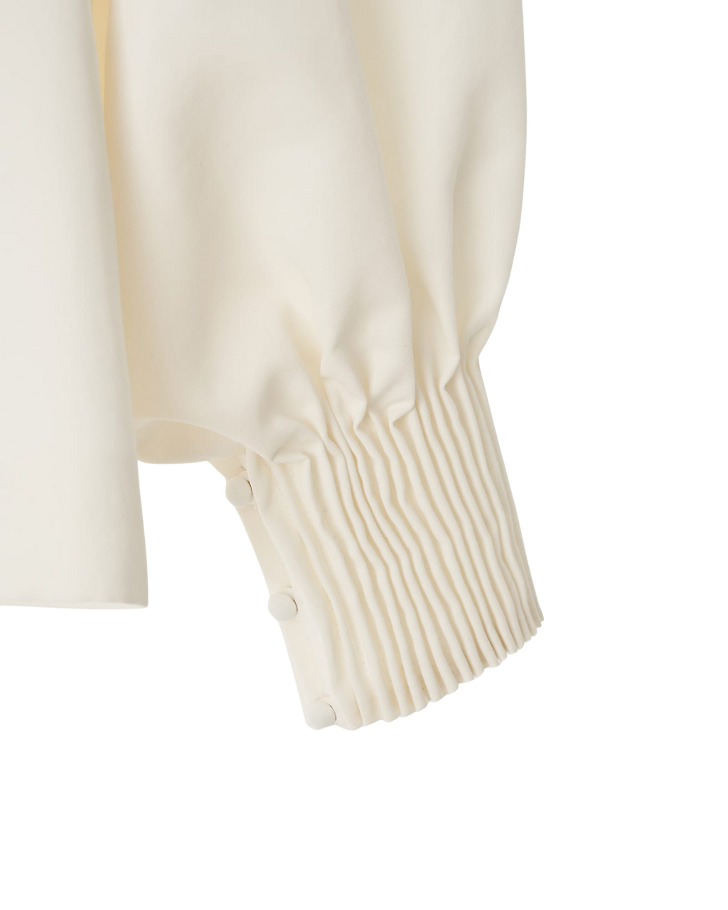 Kimhe Kim - Gathere Sleeve Wool-Blend Jacket (White) product image 7 | TRAB K-Fashion Australia