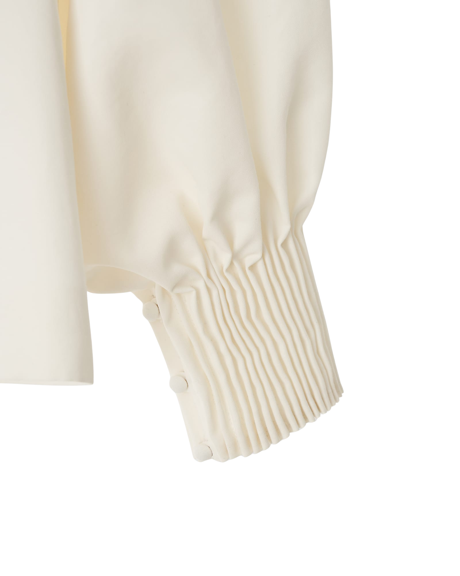 Kimhe Kim - Gathere Sleeve Wool-Blend Jacket (White) product image 7 | TRAB K-Fashion Australia