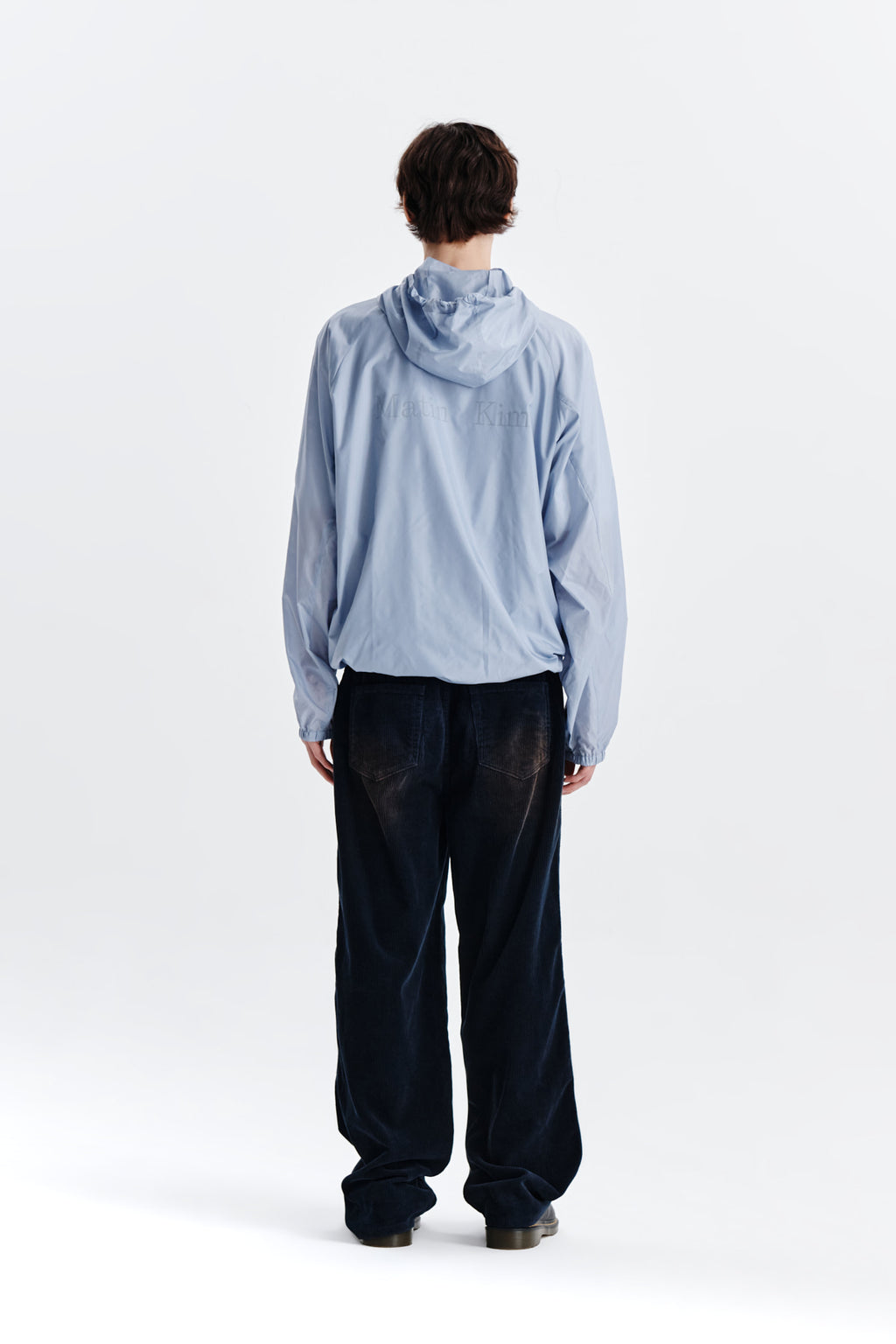 Matin Kim - Light Hoody Windbreaker (Blue) product image 7 | TRAB K-Fashion Australia