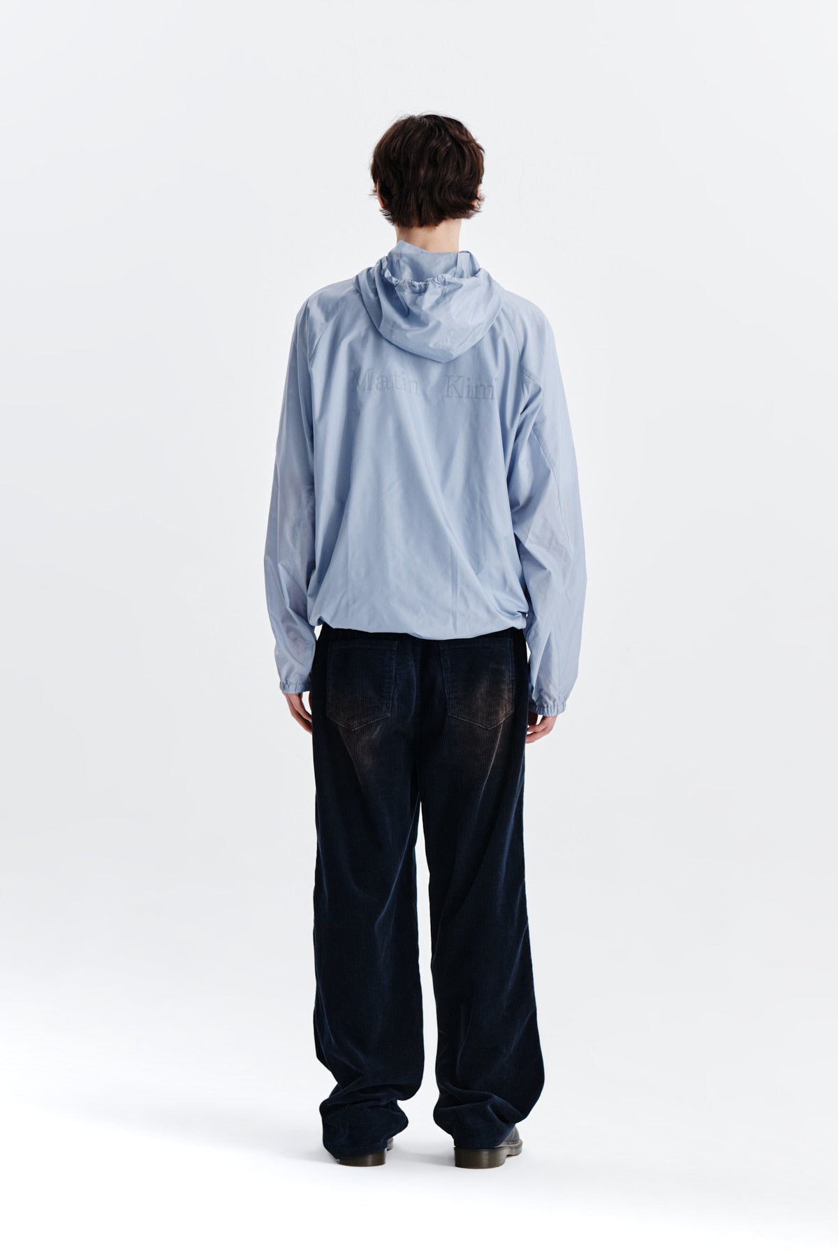 Matin Kim - Light Hoody Windbreaker (Blue) product image 7 | TRAB K-Fashion Australia