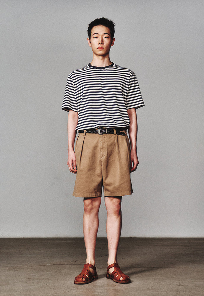 Art if acts - French Stripe S/S Tee (Navy) product image 2 | TRAB K-Fashion Australia