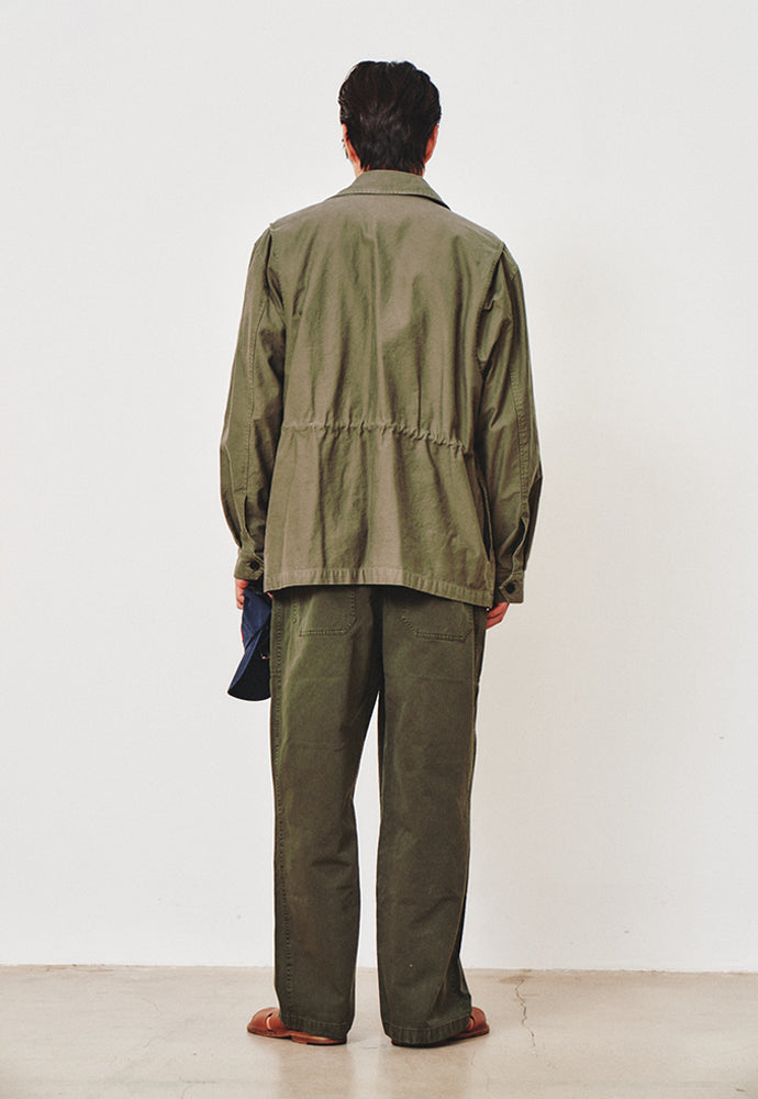 Art if acts - Back satin Garment Field Jacket (Sage Green) product image 3 | TRAB K-Fashion Australia