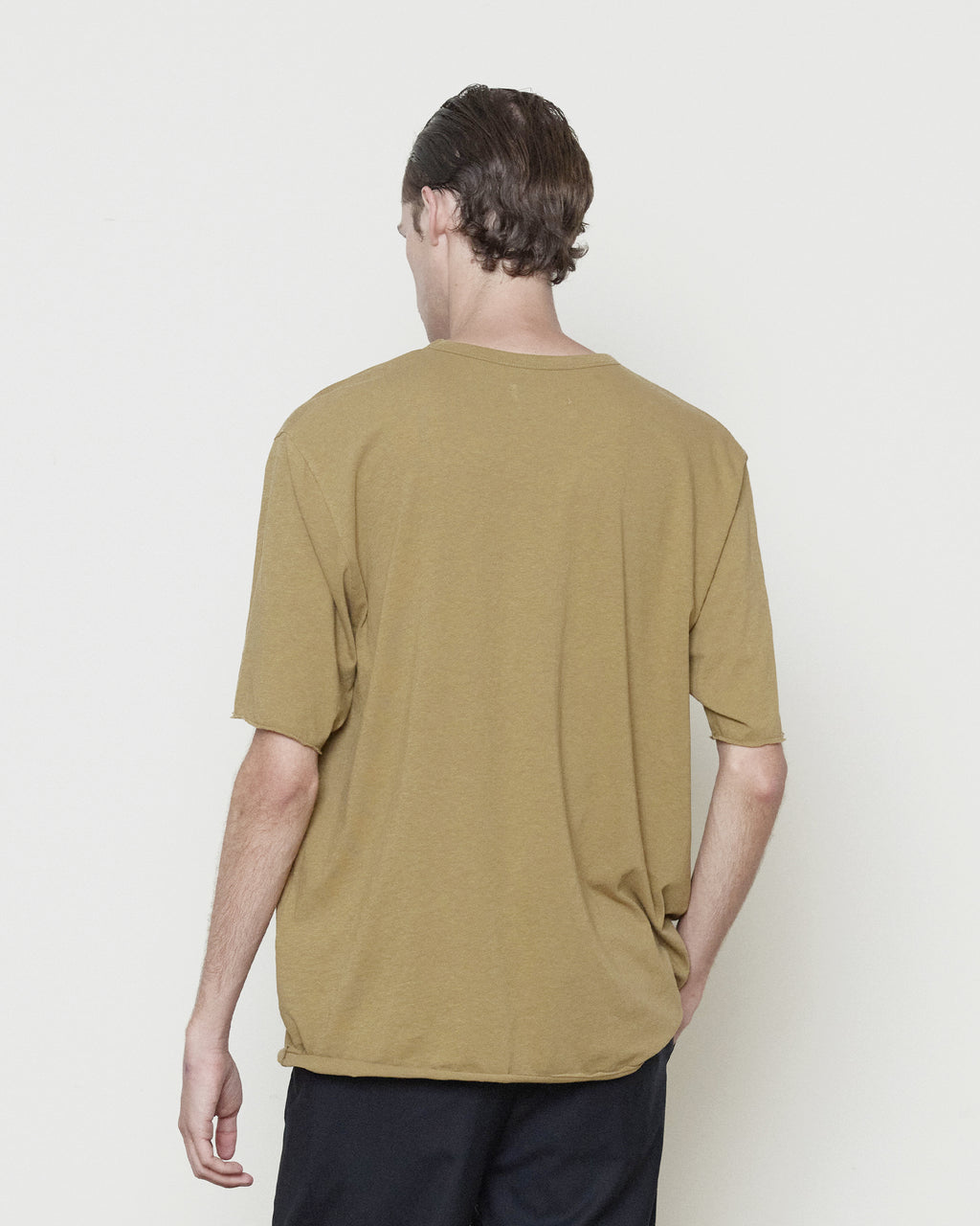 Brownyard - Cut Off Half Sleeve (Khaki) product image 3 | TRAB K-Fashion Australia