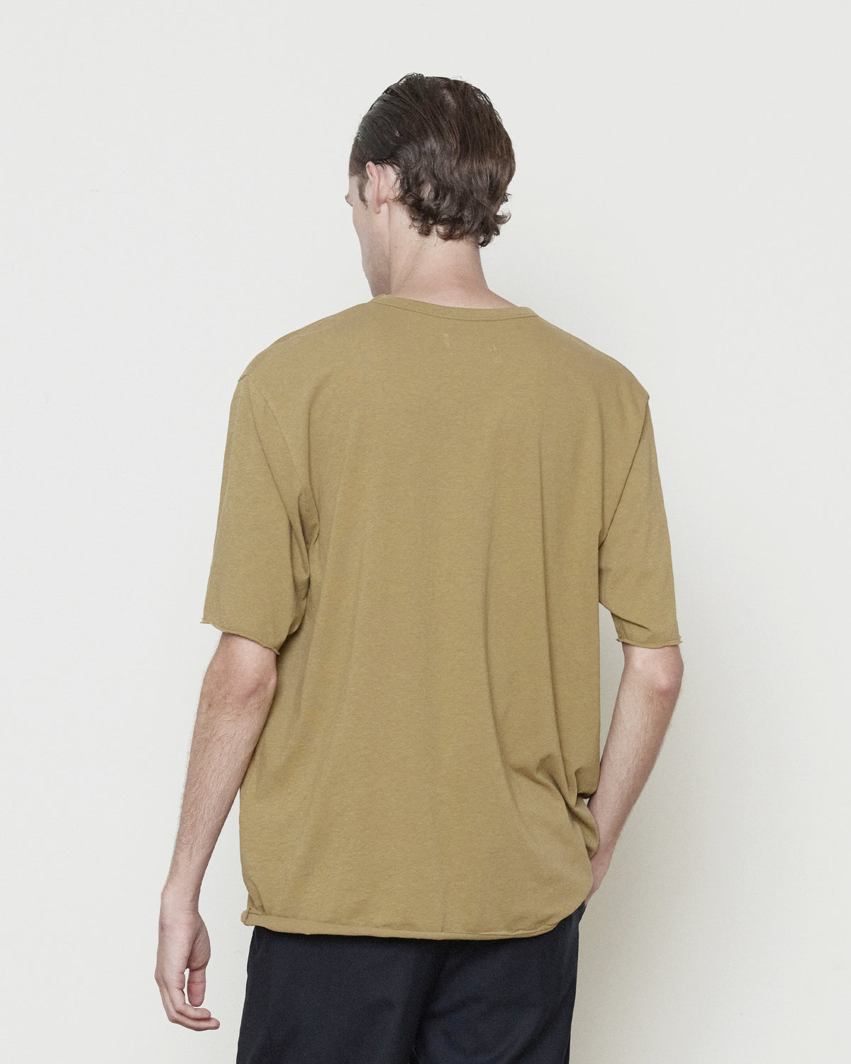 Brownyard - Cut Off Half Sleeve (Khaki) product image 3 | TRAB K-Fashion Australia