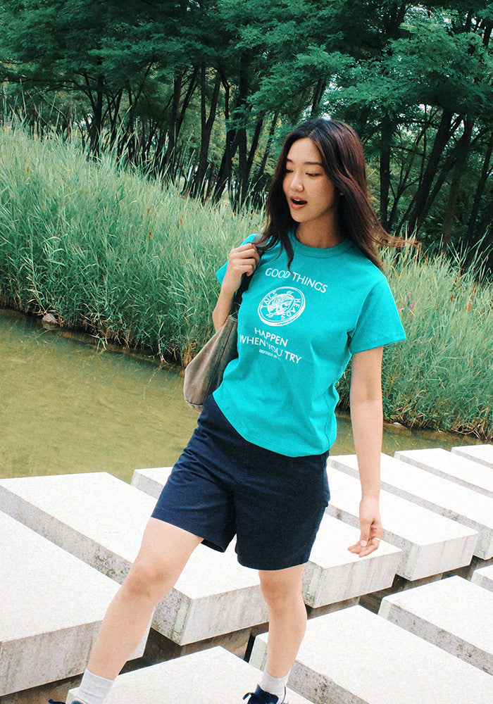 Collect Pieces - Good Things T-Shirts (Turquoise) product image 4 | TRAB K-Fashion Australia