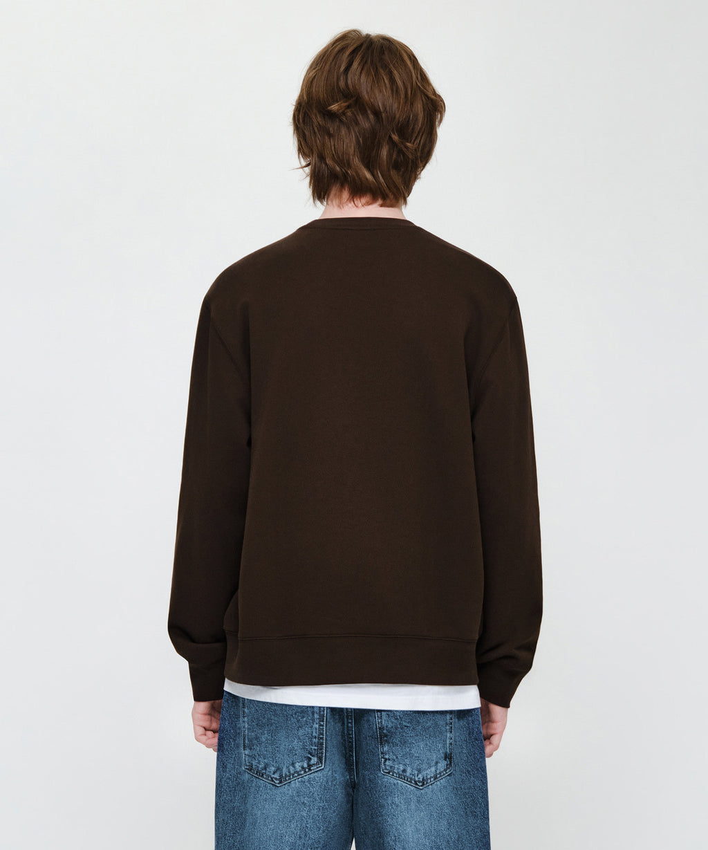 Marithe & Francois Girbaud - Eiffel Classic Logo Sweatshirt (Brown) product image 3 | TRAB K-Fashion Australia